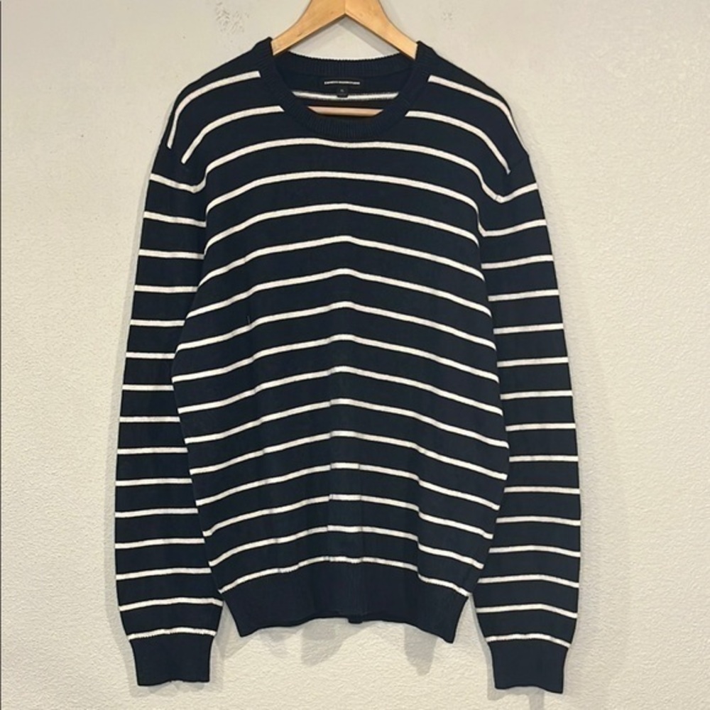 Express Design Studio cotton cashmere striped sweater XL